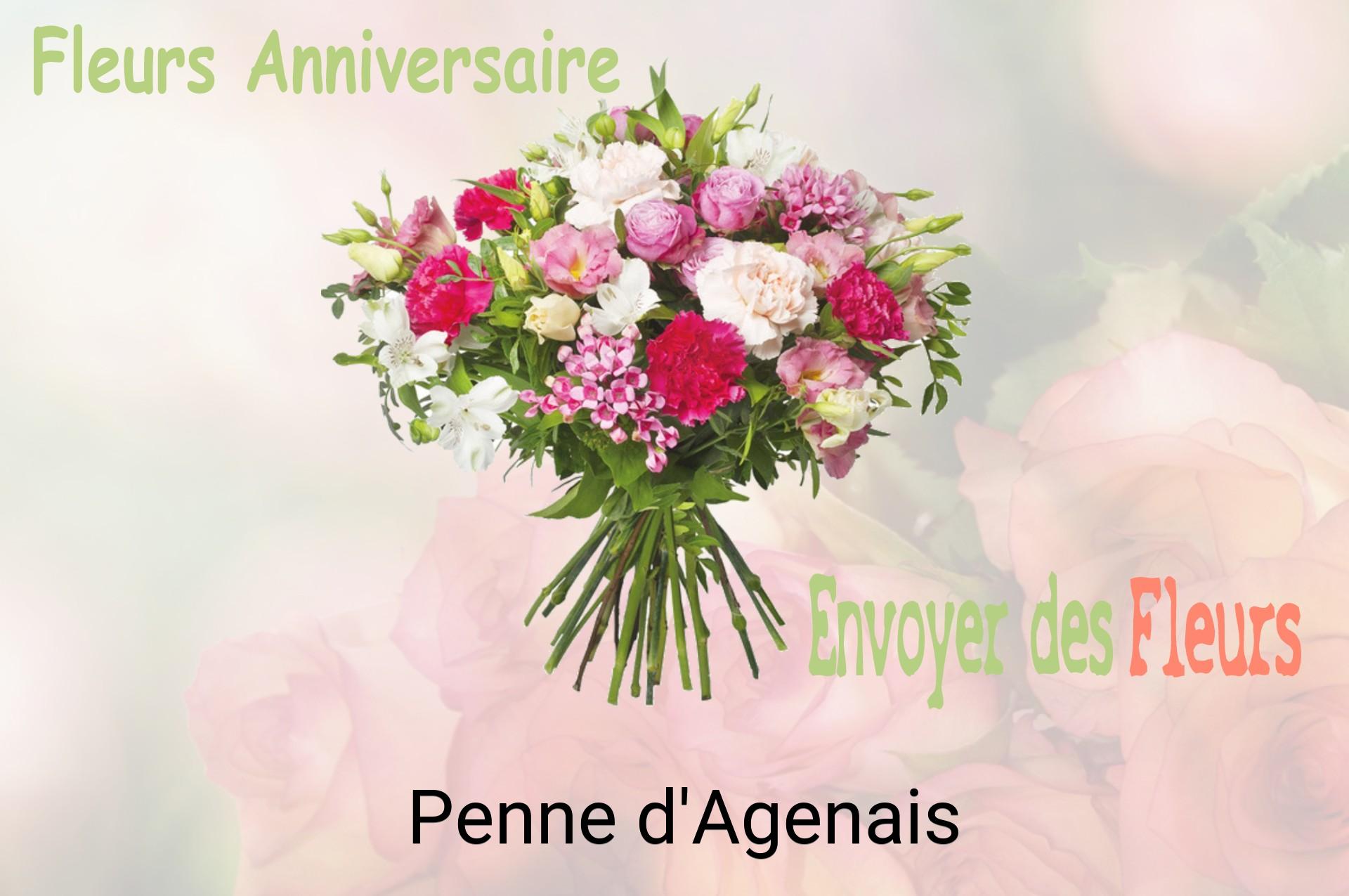 Bouquet de fleurs d’anniversaire livré à Penne-d'Agenais