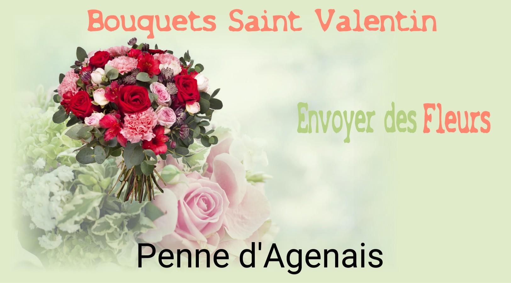 Roses de Saint-Valentin livrées à Penne-d'Agenais
